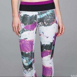 NWOT Lululemon Speed Tight III Pigment Wave Water